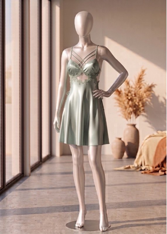 Grace Satin Babydoll